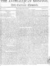 Anti-Gallican Monitor Sunday 20 December 1812 Page 1