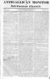 Anti-Gallican Monitor Sunday 04 September 1814 Page 1