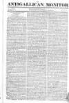 Anti-Gallican Monitor Sunday 09 April 1815 Page 1