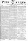 Argus, or, Broad-sheet of the Empire Sunday 02 June 1839 Page 1