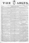 Argus, or, Broad-sheet of the Empire Sunday 09 June 1839 Page 1