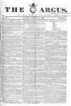 Argus, or, Broad-sheet of the Empire Sunday 25 August 1839 Page 1