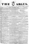 Argus, or, Broad-sheet of the Empire Sunday 08 September 1839 Page 1