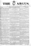 Argus, or, Broad-sheet of the Empire Sunday 29 September 1839 Page 1