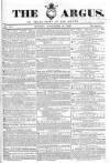 Argus, or, Broad-sheet of the Empire Sunday 24 November 1839 Page 1