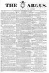 Argus, or, Broad-sheet of the Empire Sunday 29 December 1839 Page 1