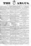 Argus, or, Broad-sheet of the Empire Sunday 16 February 1840 Page 1