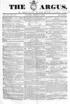 Argus, or, Broad-sheet of the Empire Sunday 01 March 1840 Page 1
