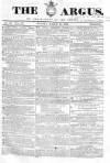 Argus, or, Broad-sheet of the Empire Sunday 15 March 1840 Page 1