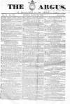 Argus, or, Broad-sheet of the Empire Sunday 22 March 1840 Page 1
