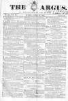 Argus, or, Broad-sheet of the Empire Sunday 12 April 1840 Page 1