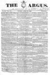 Argus, or, Broad-sheet of the Empire Sunday 26 April 1840 Page 1