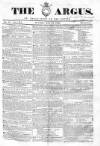 Argus, or, Broad-sheet of the Empire Sunday 10 May 1840 Page 1