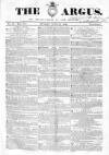 Argus, or, Broad-sheet of the Empire Sunday 28 June 1840 Page 1