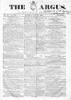 Argus, or, Broad-sheet of the Empire Sunday 12 July 1840 Page 1