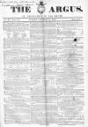 Argus, or, Broad-sheet of the Empire Sunday 25 October 1840 Page 1