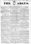 Argus, or, Broad-sheet of the Empire Sunday 22 November 1840 Page 1