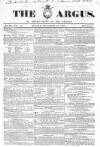 Argus, or, Broad-sheet of the Empire Sunday 29 November 1840 Page 1