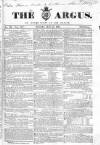 Argus, or, Broad-sheet of the Empire Sunday 16 May 1841 Page 1