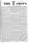 Argus, or, Broad-sheet of the Empire Saturday 19 June 1841 Page 1