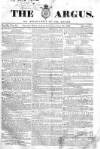 Argus, or, Broad-sheet of the Empire Saturday 31 July 1841 Page 1