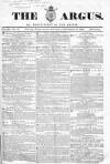 Argus, or, Broad-sheet of the Empire Saturday 18 September 1841 Page 1