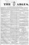 Argus, or, Broad-sheet of the Empire Saturday 26 February 1842 Page 1