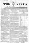 Argus, or, Broad-sheet of the Empire Saturday 12 March 1842 Page 1