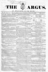 Argus, or, Broad-sheet of the Empire Saturday 19 March 1842 Page 1
