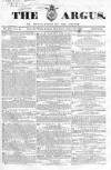 Argus, or, Broad-sheet of the Empire Saturday 16 April 1842 Page 1