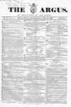 Argus, or, Broad-sheet of the Empire Saturday 30 April 1842 Page 1