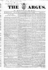 Argus, or, Broad-sheet of the Empire Saturday 09 July 1842 Page 1