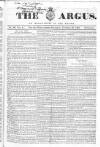 Argus, or, Broad-sheet of the Empire Saturday 29 October 1842 Page 1
