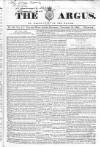 Argus, or, Broad-sheet of the Empire Saturday 12 November 1842 Page 1