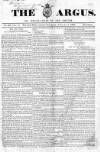 Argus, or, Broad-sheet of the Empire Saturday 07 January 1843 Page 1