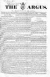 Argus, or, Broad-sheet of the Empire Saturday 21 January 1843 Page 1