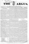 Argus, or, Broad-sheet of the Empire Saturday 28 January 1843 Page 1