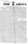 Argus, or, Broad-sheet of the Empire Saturday 04 February 1843 Page 1