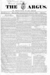 Argus, or, Broad-sheet of the Empire Saturday 11 March 1843 Page 1
