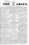 Argus, or, Broad-sheet of the Empire Saturday 09 September 1843 Page 1