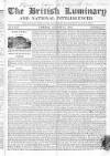 British Luminary Saturday 15 August 1818 Page 1