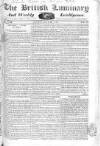 British Luminary Sunday 25 July 1819 Page 1
