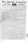 British Luminary Sunday 09 April 1820 Page 1