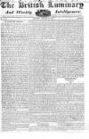 British Luminary Sunday 26 August 1821 Page 1