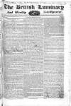 British Luminary Sunday 31 March 1822 Page 1
