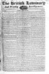 British Luminary Sunday 18 August 1822 Page 1
