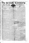 British Luminary Sunday 26 January 1823 Page 1