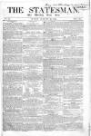 Weekly True Sun Sunday 19 January 1840 Page 1