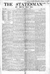 Weekly True Sun Sunday 01 November 1840 Page 1