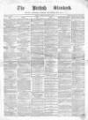 British Standard Friday 01 January 1858 Page 1